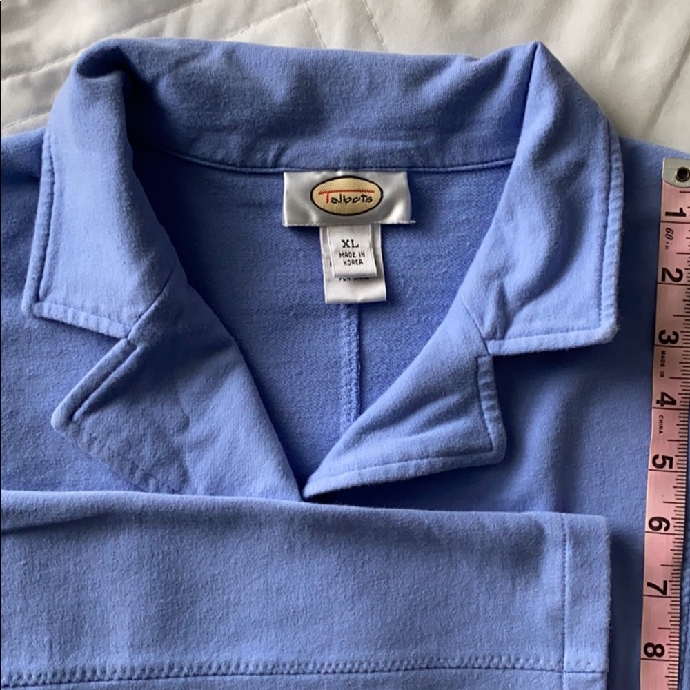 Talbots knit jacket